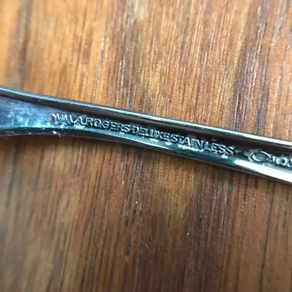 Oneida MANSFIELD Amadeus Stainless (Rogers) Glossy Flatware - 1 Oval/Place Spoon
